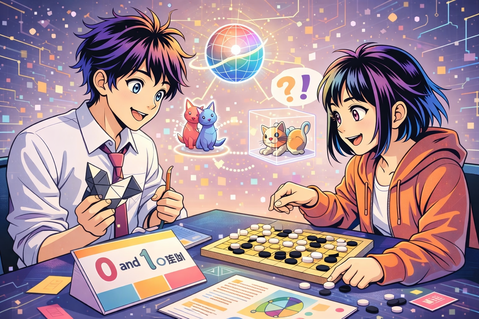 ステップ学習や折り紙を使った初学者向けコンテンツのイメージイラスト